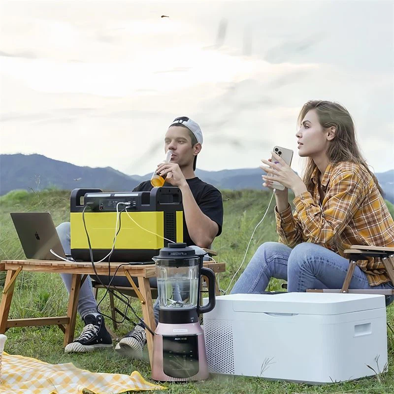 Centrală electrică portabilă de 1200 W cu baterie Lifepo4